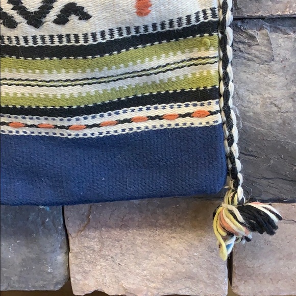 Carpet Satchel | Imported Travel Crossbody Bag | Hand Dyed Canvas Unisex Unique - Picture 4 of 8